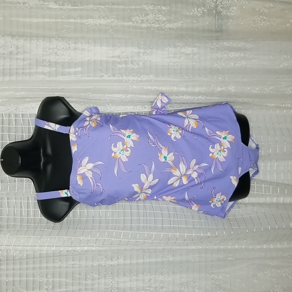 2/$25 or 3/$30 Byron Blue Australia Floral One Piece Swimsuit Sz12
